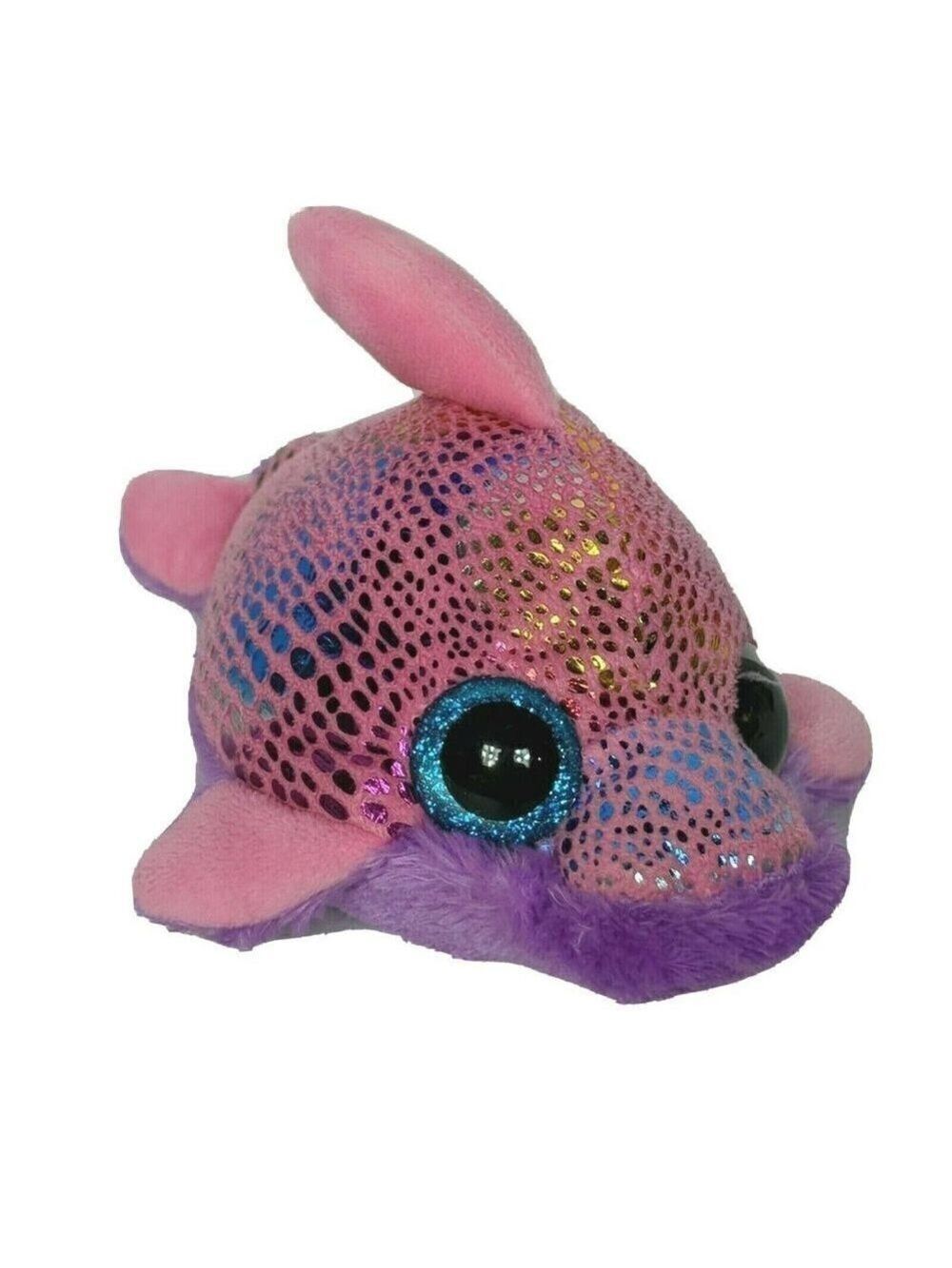 MVP Brands Pink Glitter Fish Plush 7 Inch